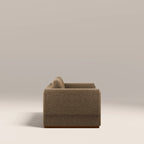 Ava 2 Seater Sofa Bed | Speckled Cappuccino Boucle