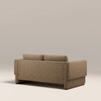 Ava 2 Seater Sofa Bed | Speckled Cappuccino Boucle