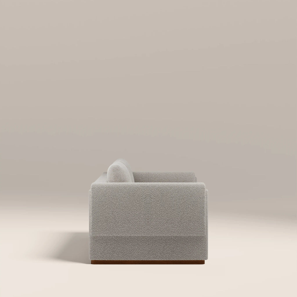 Ava 2 Seater Sofa Bed | Speckled Stone Sustainable Boucle