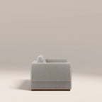 Ava 2 Seater Sofa Bed | Speckled Stone Sustainable Boucle