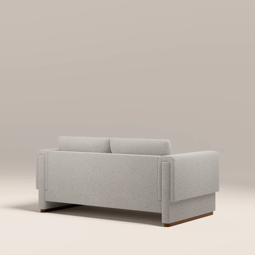 Ava 2 Seater Sofa Bed | Speckled Stone Sustainable Boucle