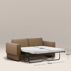 Ava 3 Seater Sofa Bed | Speckled Cappuccino Boucle