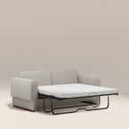 Ava 3 Seater Sofa Bed | Speckled Stone Sustainable Boucle