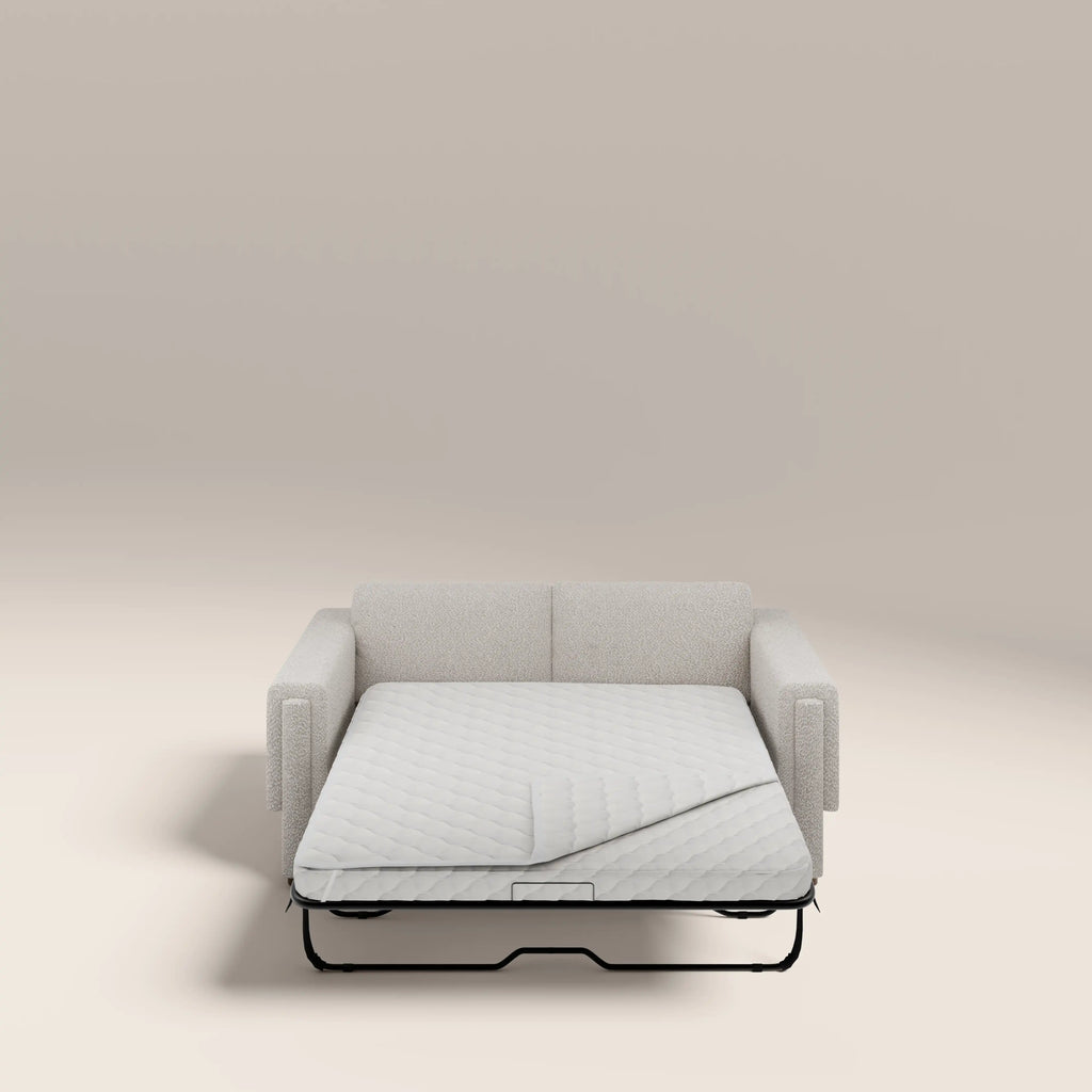 Ava 3 Seater Sofa Bed | Speckled Stone Sustainable Boucle