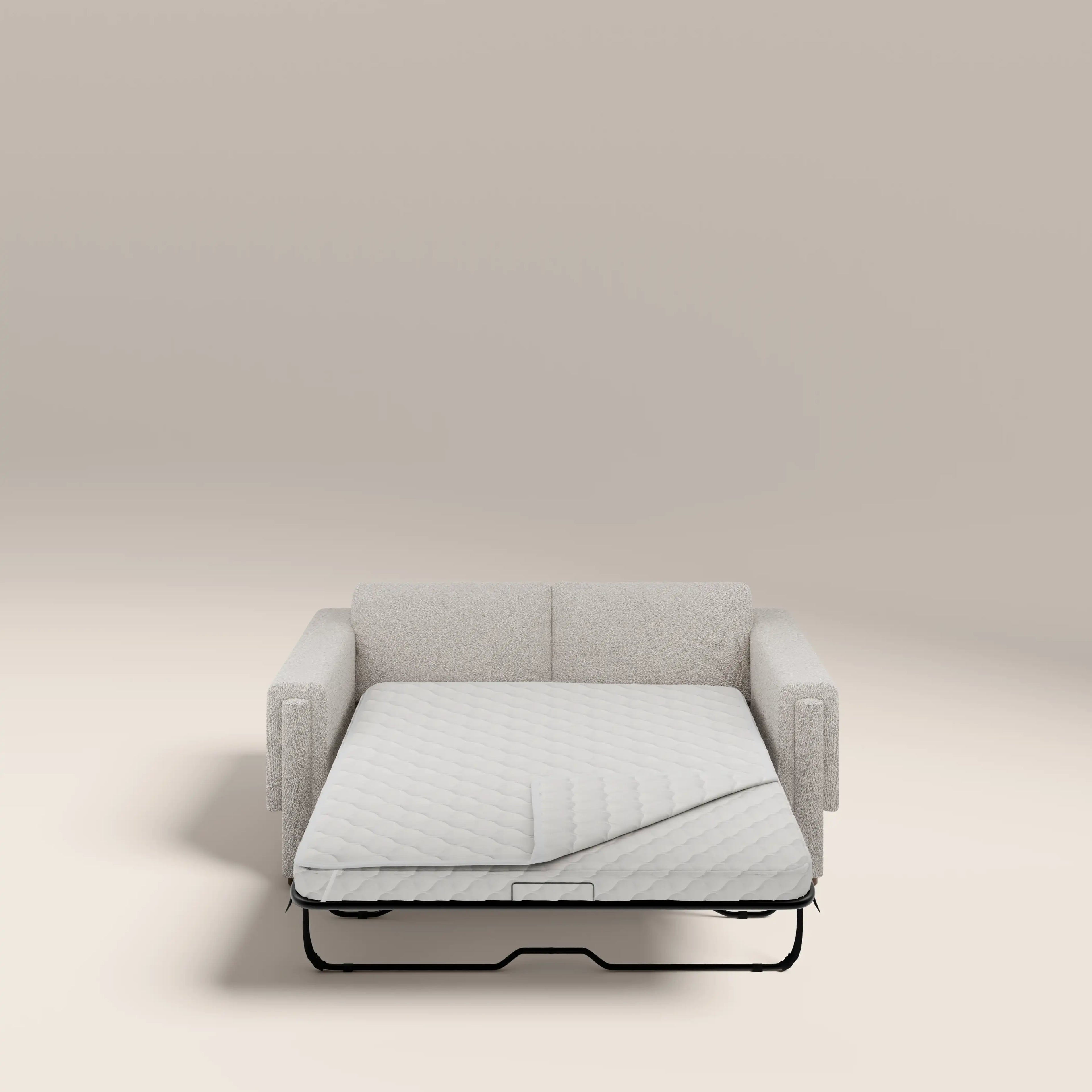 Ava 3 Seater Sofa Bed | Speckled Stone Sustainable Boucle