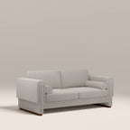 Ava 3 Seater Sofa | Speckled Stone Sustainable Boucle