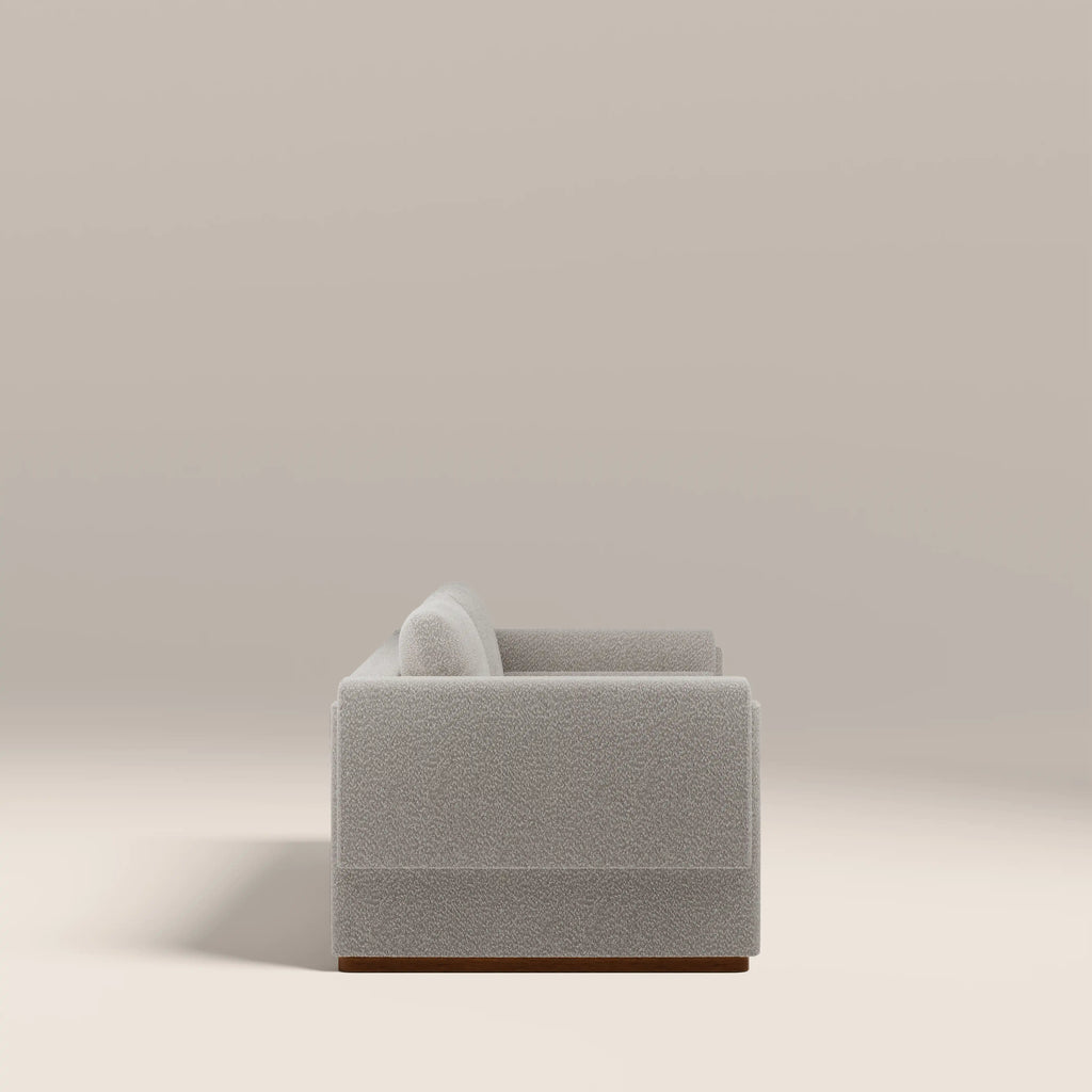 Ava 3 Seater Sofa Bed | Speckled Stone Sustainable Boucle