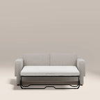 Ava 3 Seater Sofa Bed | Speckled Stone Sustainable Boucle