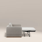 Ava 3 Seater Sofa Bed | Speckled Stone Sustainable Boucle