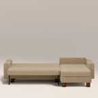 Diego Reversible Corner 3 Seater Sofa Bed | Speckled Latte Boucle