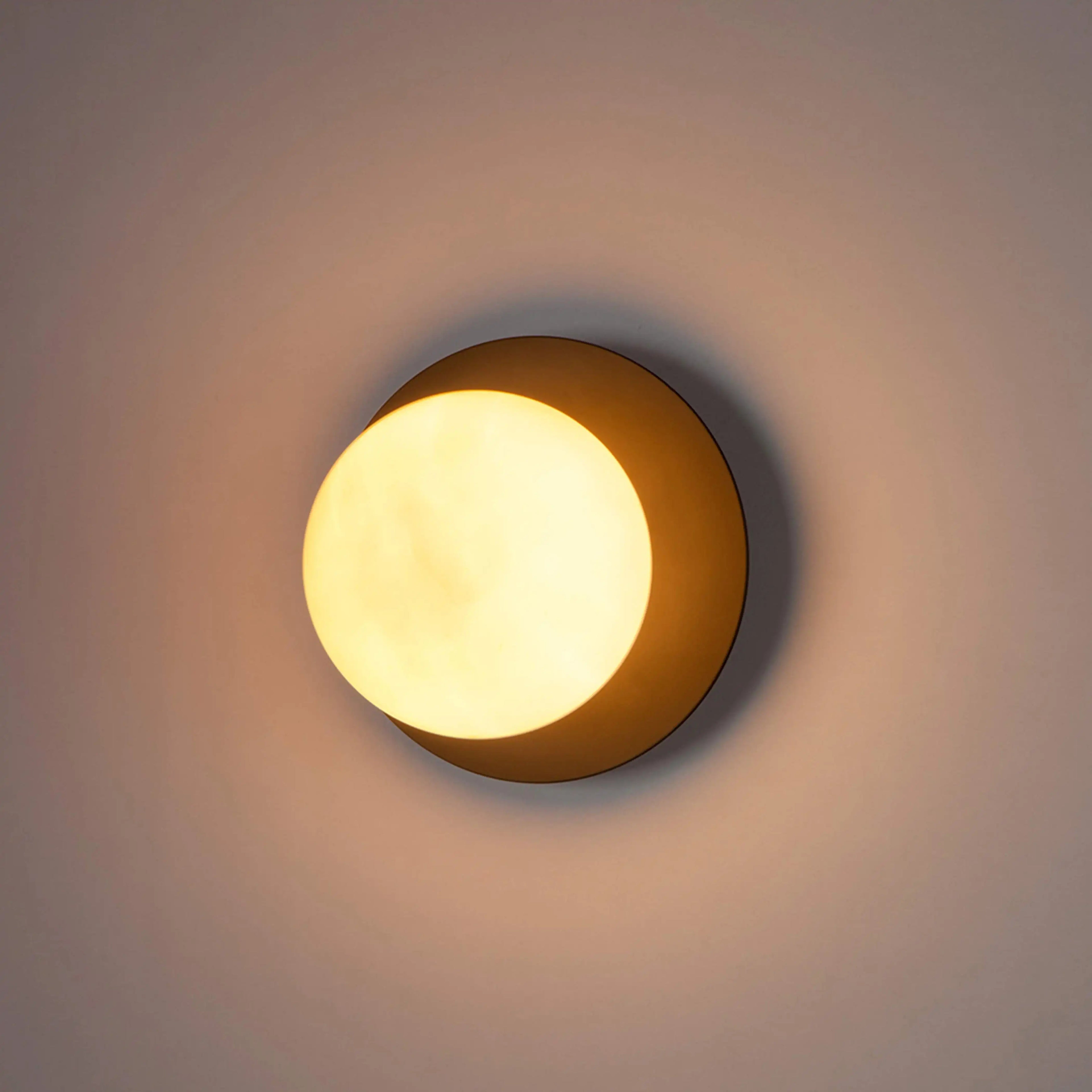 houseof Opal Disk Wall Light | Brass