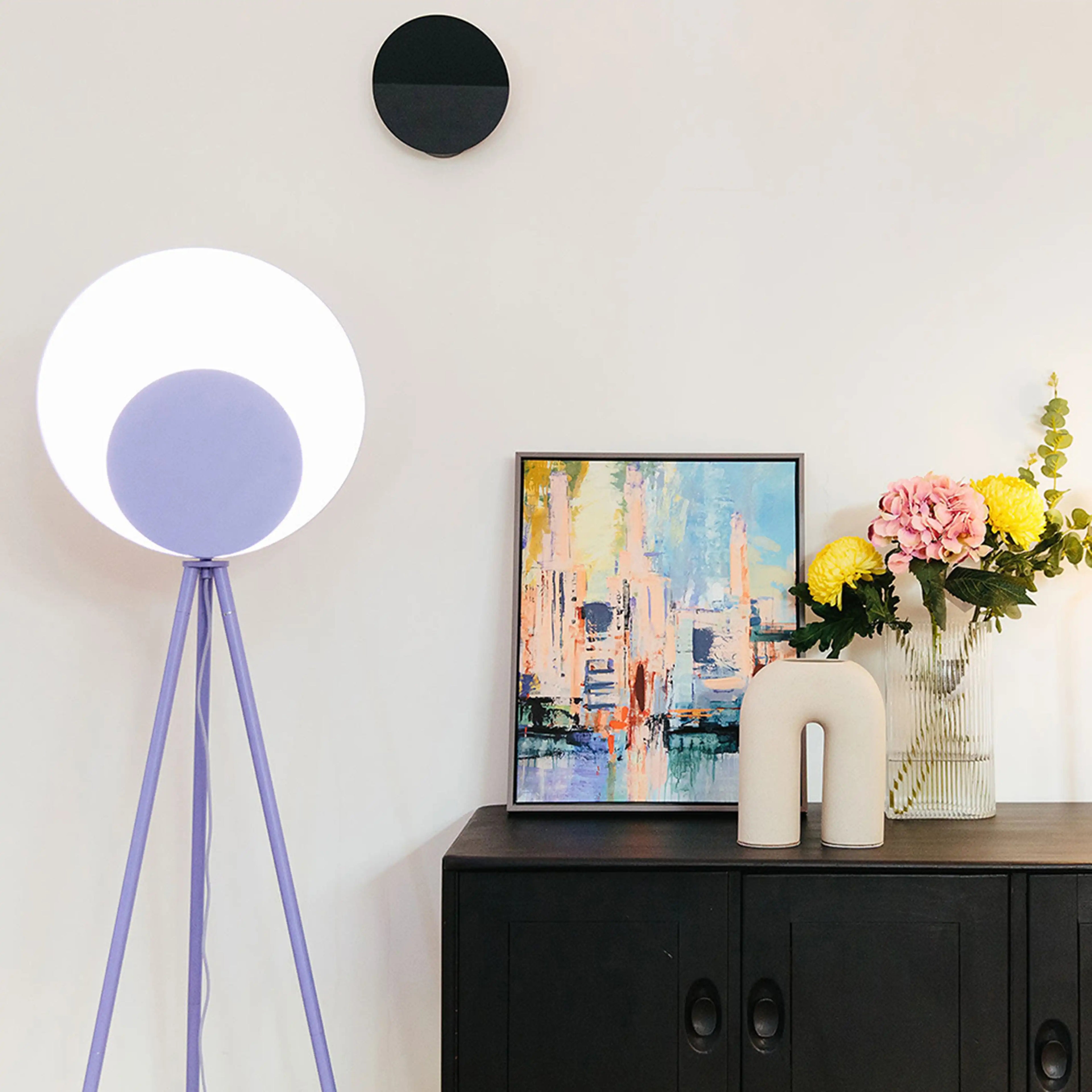 houseof Opal Disk Wall Light | Charcoal