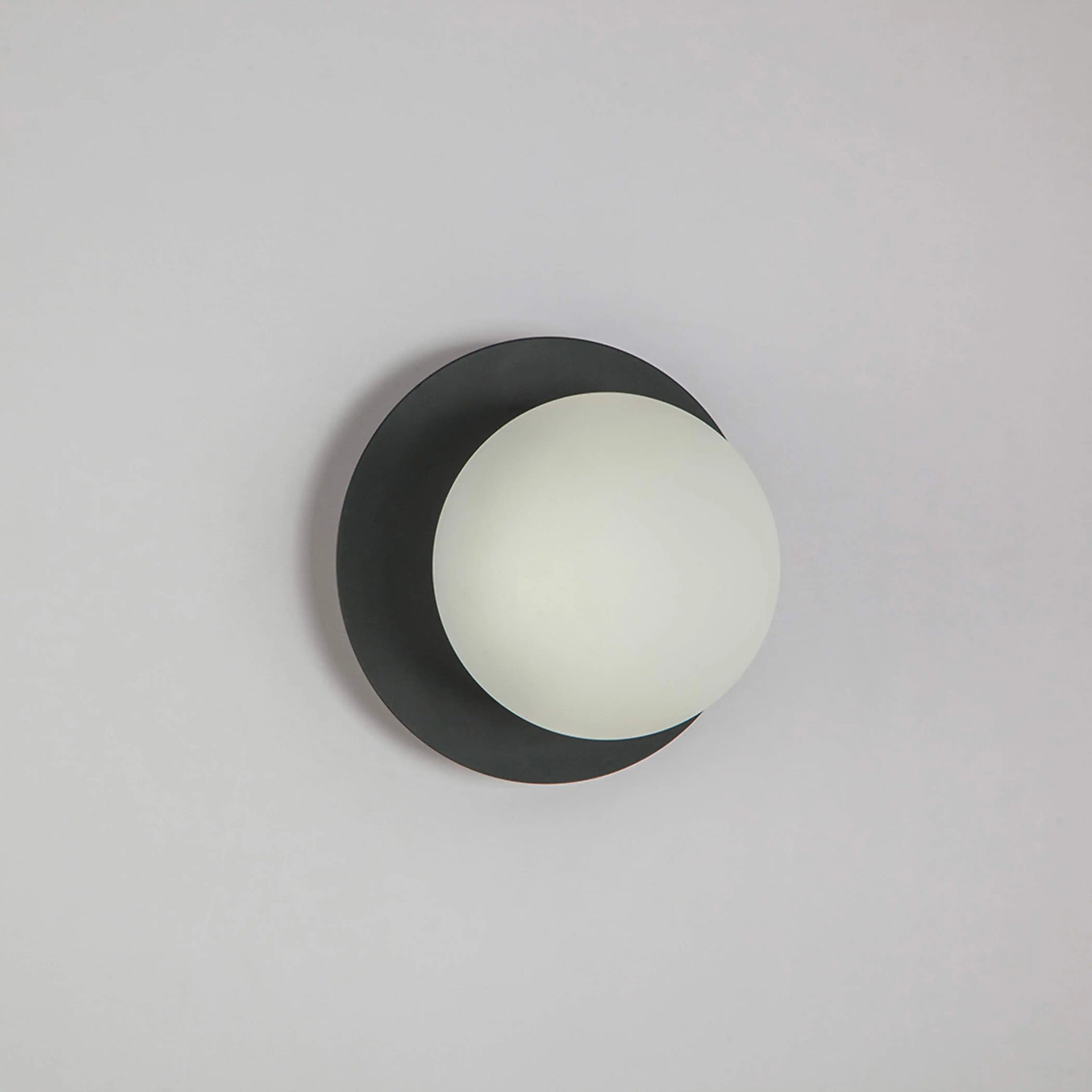 houseof Opal Disk Wall Light | Charcoal
