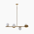 houseof 4 Plate Pendant Light | Brass