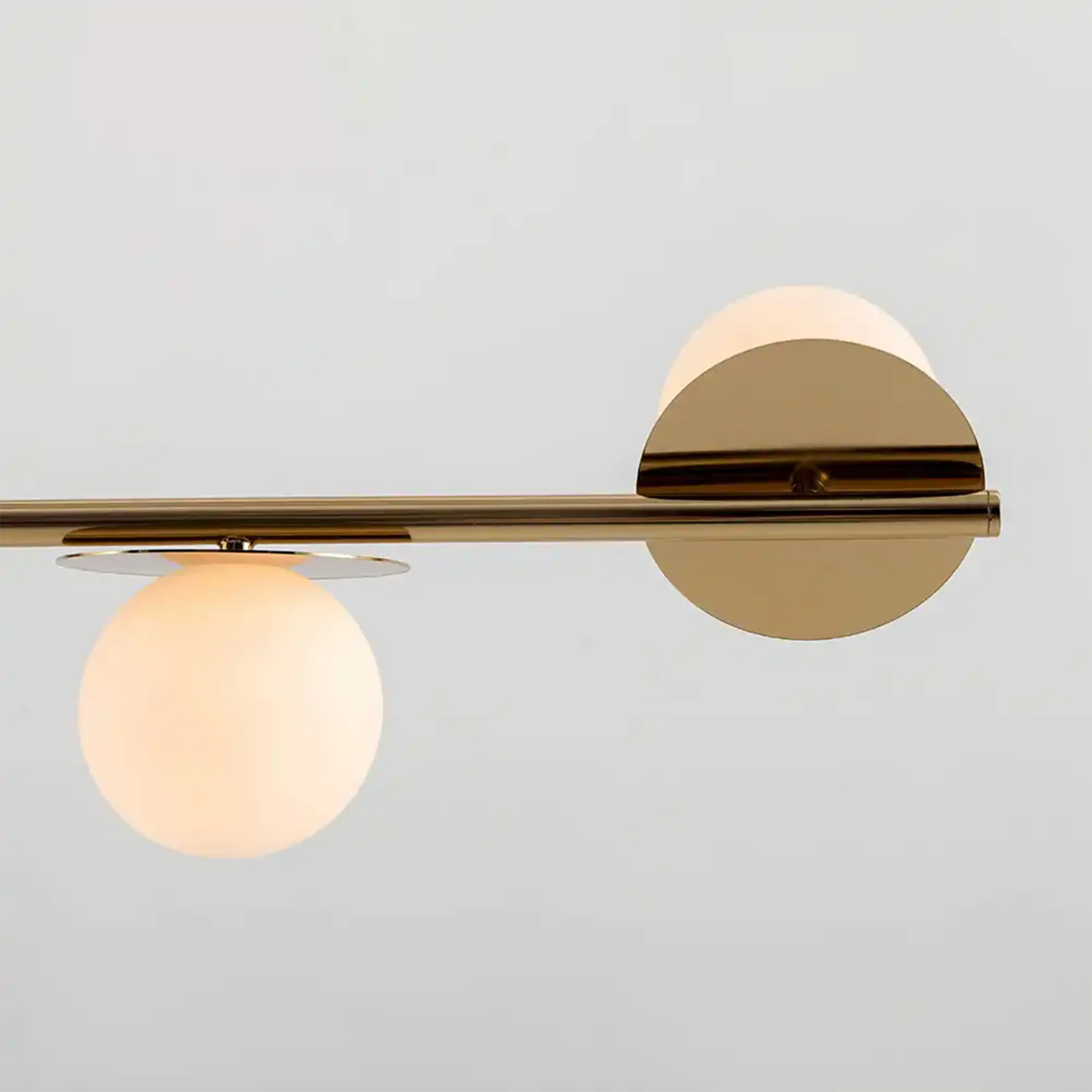 houseof 4 Plate Pendant Light | Brass