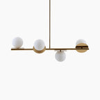 houseof 4 Plate Pendant Light | Brass