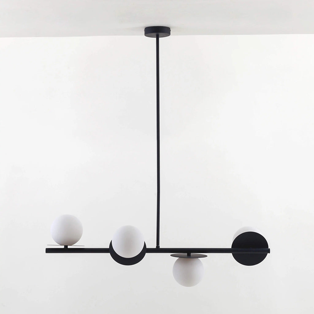 houseof 4 Plate Pendant Light | Charcoal