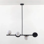 houseof 4 Plate Pendant Light | Charcoal