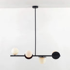 houseof 4 Plate Pendant Light | Charcoal