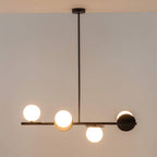 houseof 4 Plate Pendant Light | Charcoal