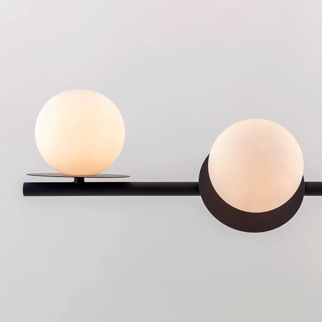 houseof 4 Plate Pendant Light | Charcoal