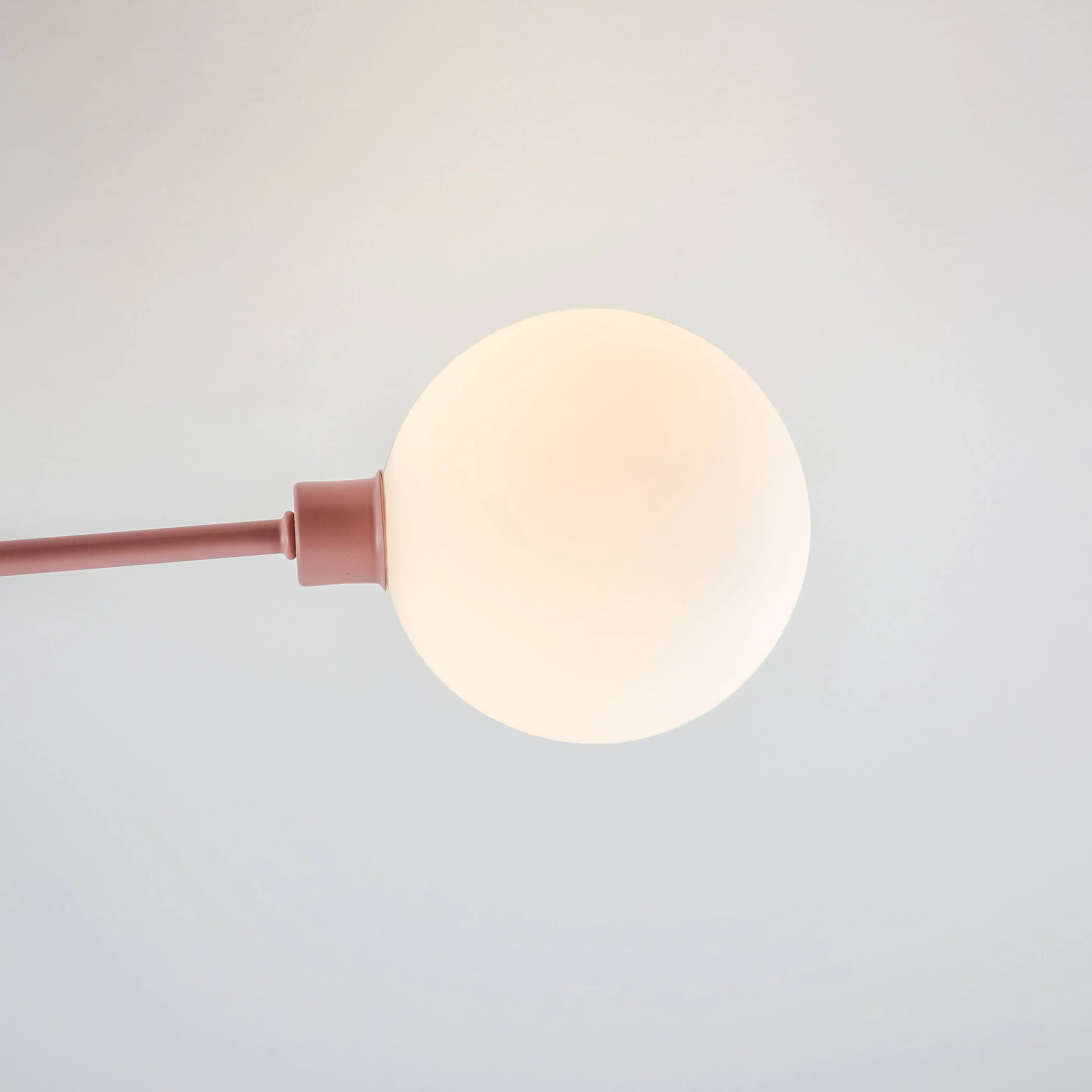 houseof 3 Light Flush Ceiling Light | Pink