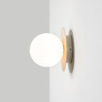 houseof Opal Disk Wall Light | Sand