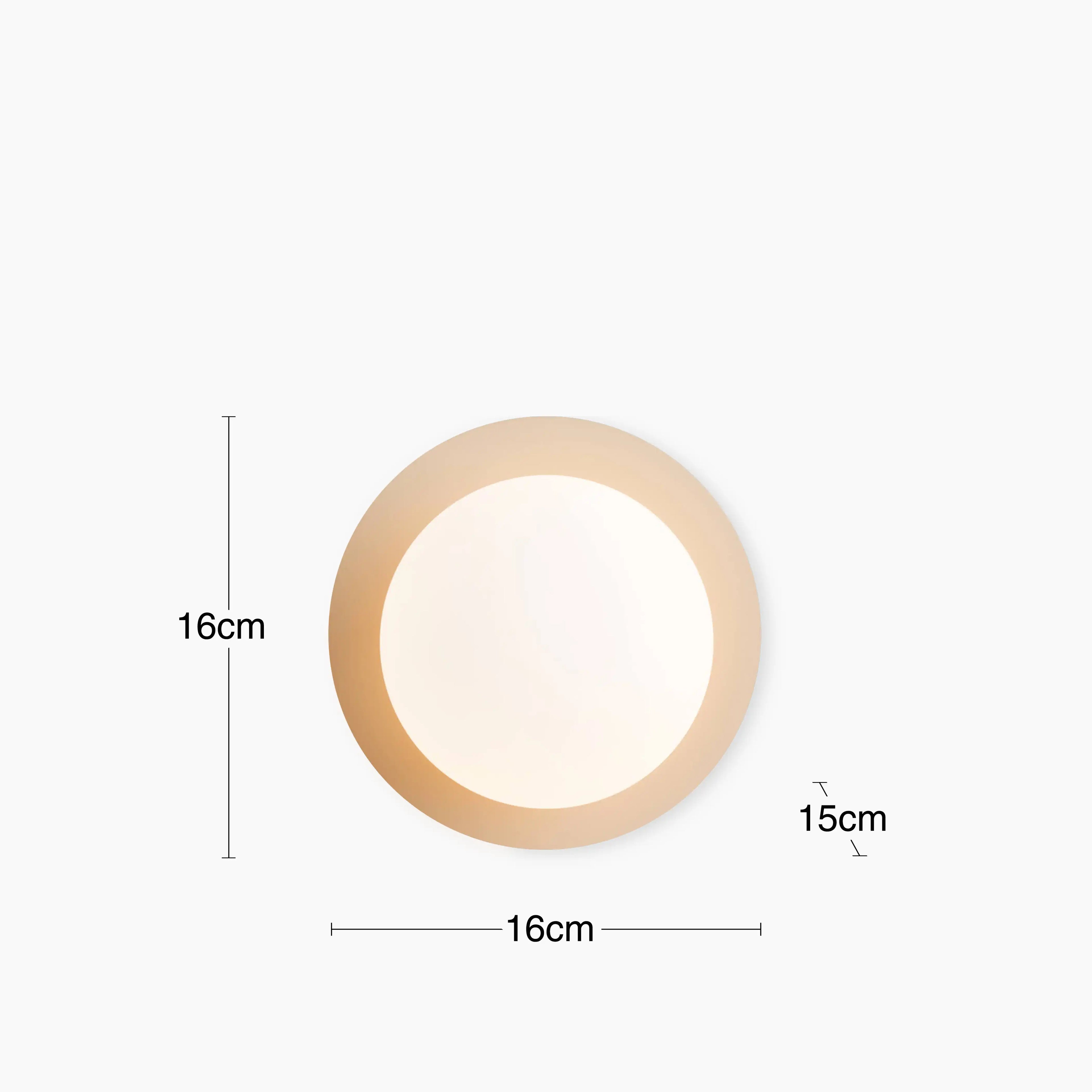 houseof Opal Disk Wall Light | Sand