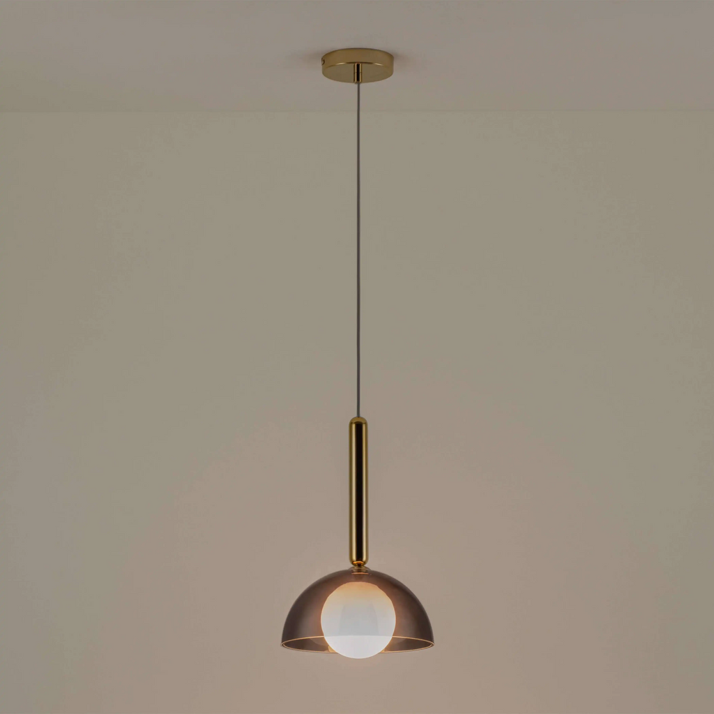 houseof Glass Dome Ceiling Light | Brass