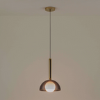 houseof Glass Dome Ceiling Light | Brass
