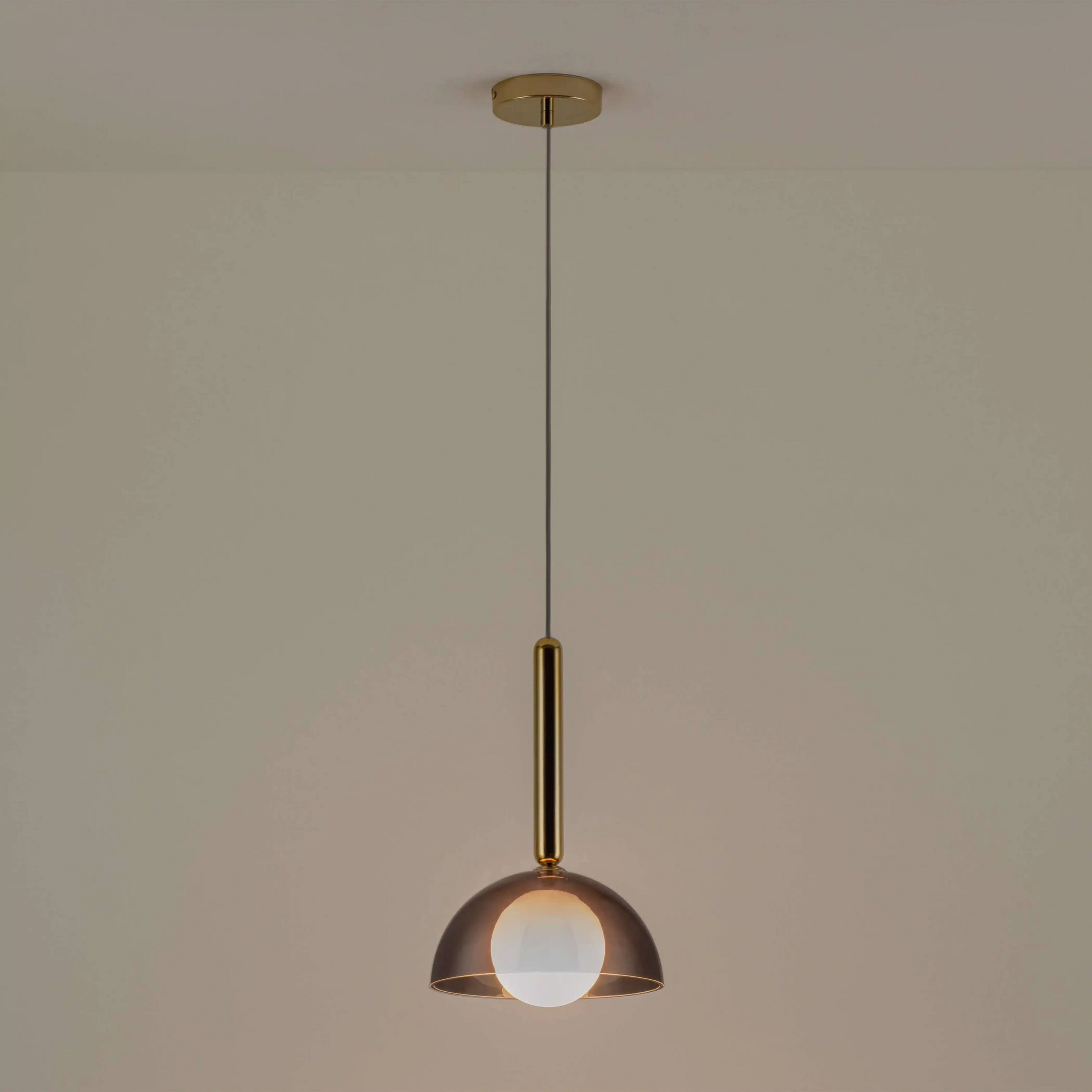 houseof Glass Dome Ceiling Light | Brass