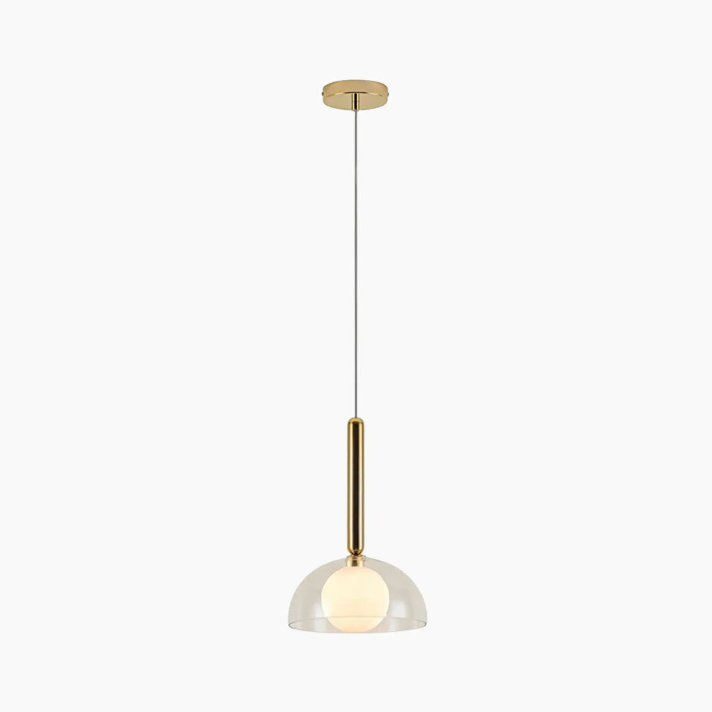 houseof Glass Dome Ceiling Light | Brass