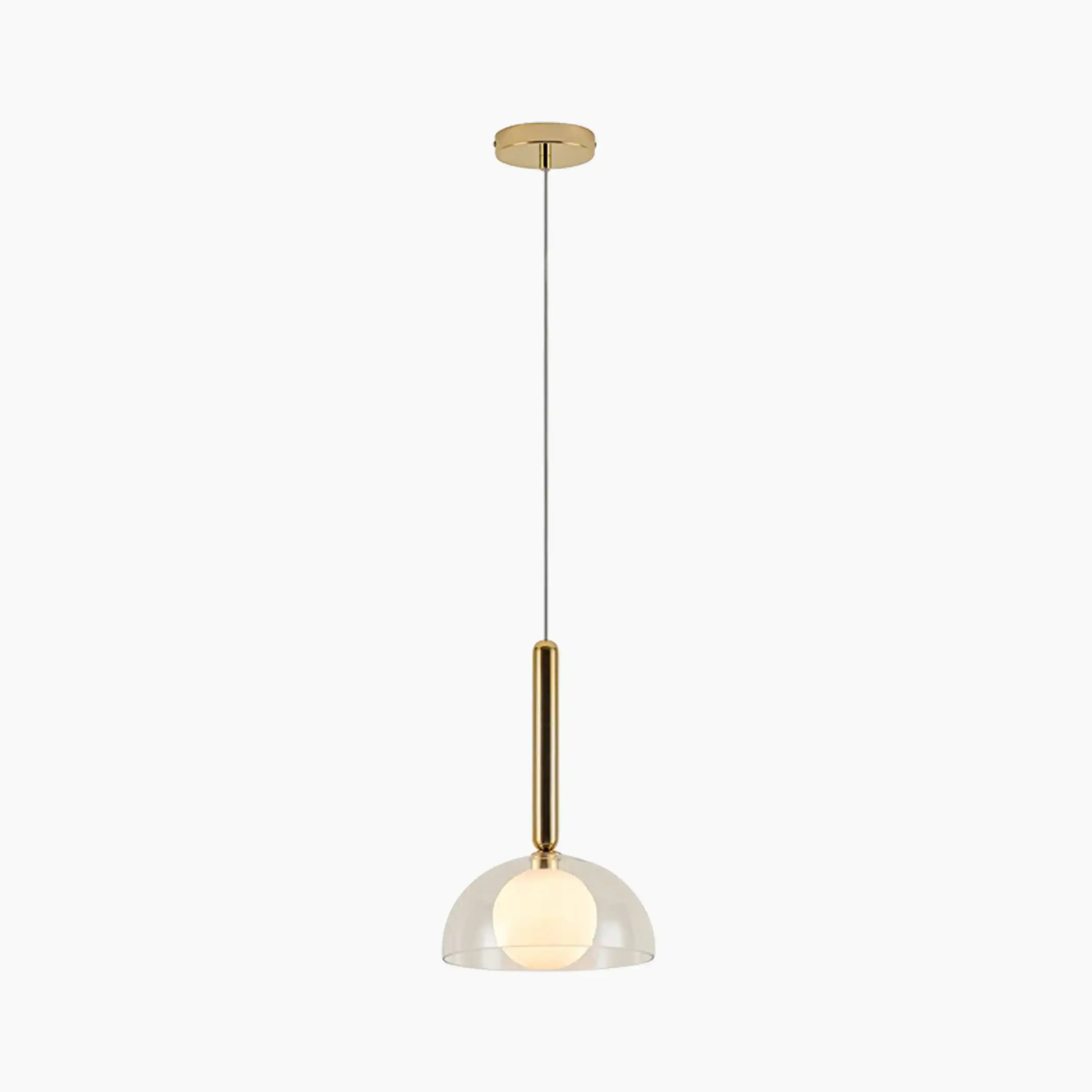 houseof Glass Dome Ceiling Light | Brass