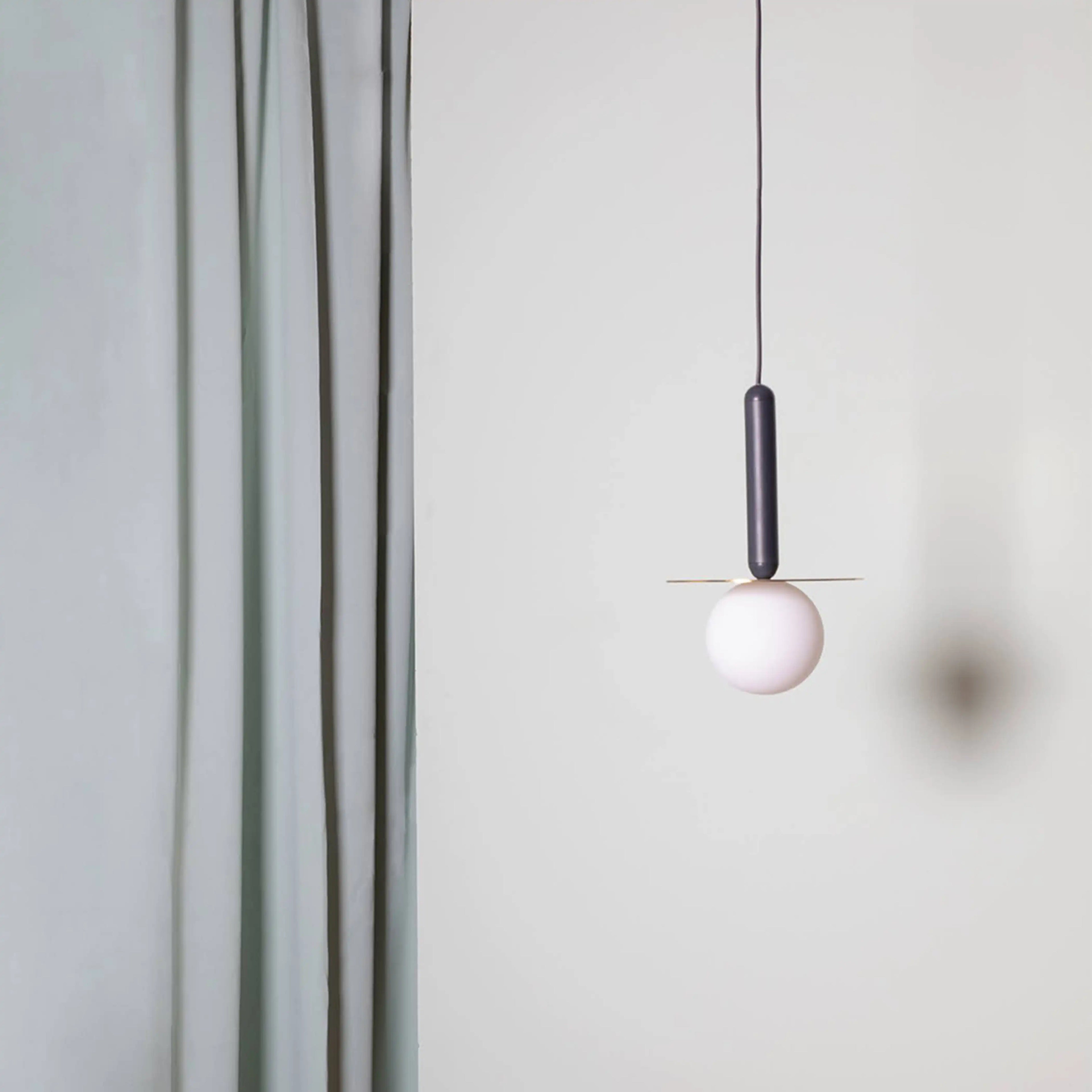 houseof Plate Pendant Light | Charcoal