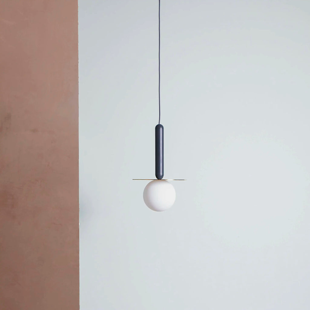 houseof Plate Pendant Light | Charcoal