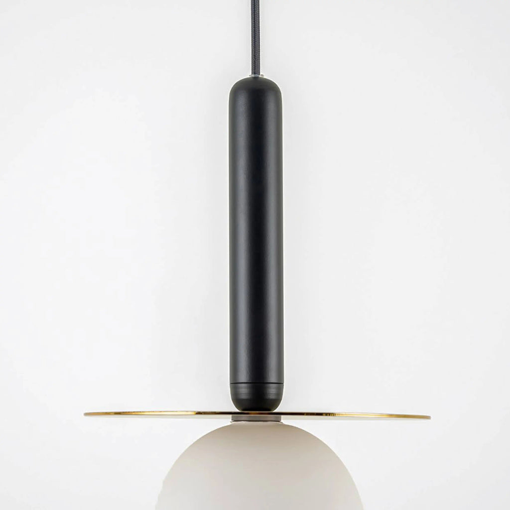 houseof Plate Pendant Light | Charcoal