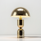 houseof Mushroom Table Lamp | Brass