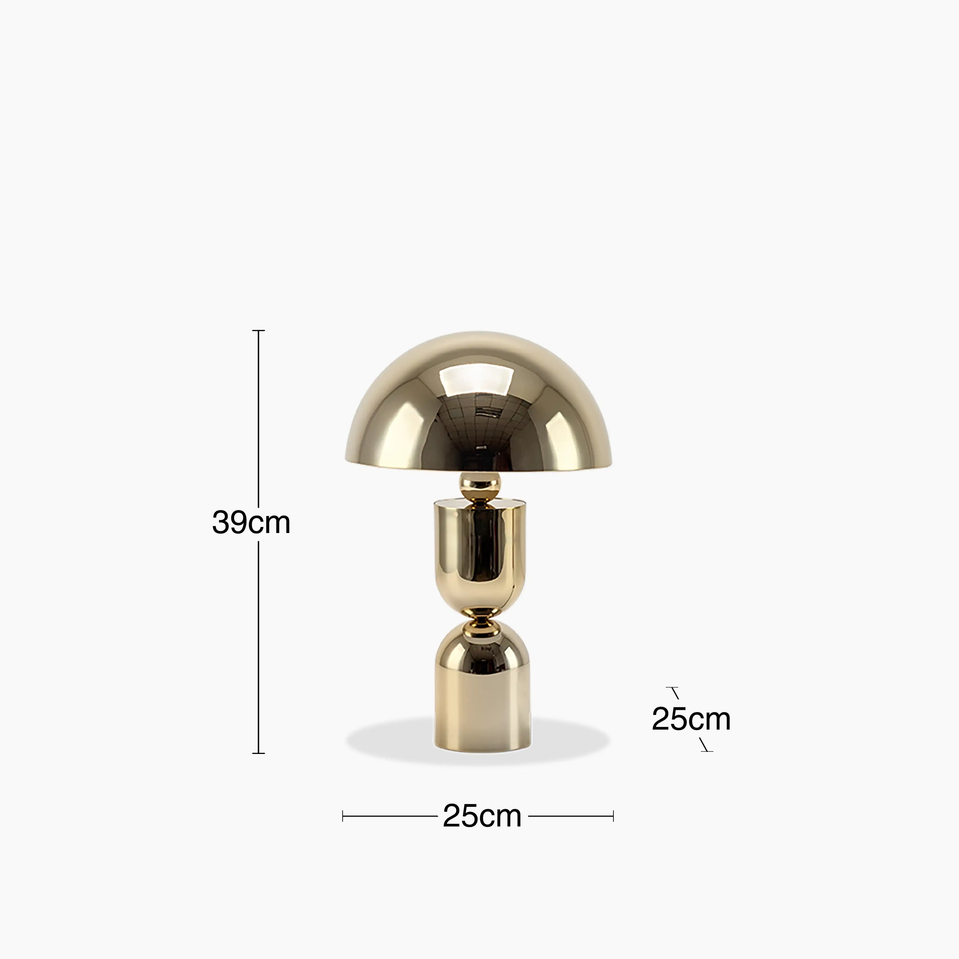 houseof Mushroom Table Lamp | Brass