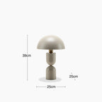 houseof Mushroom Table Lamp | Sand