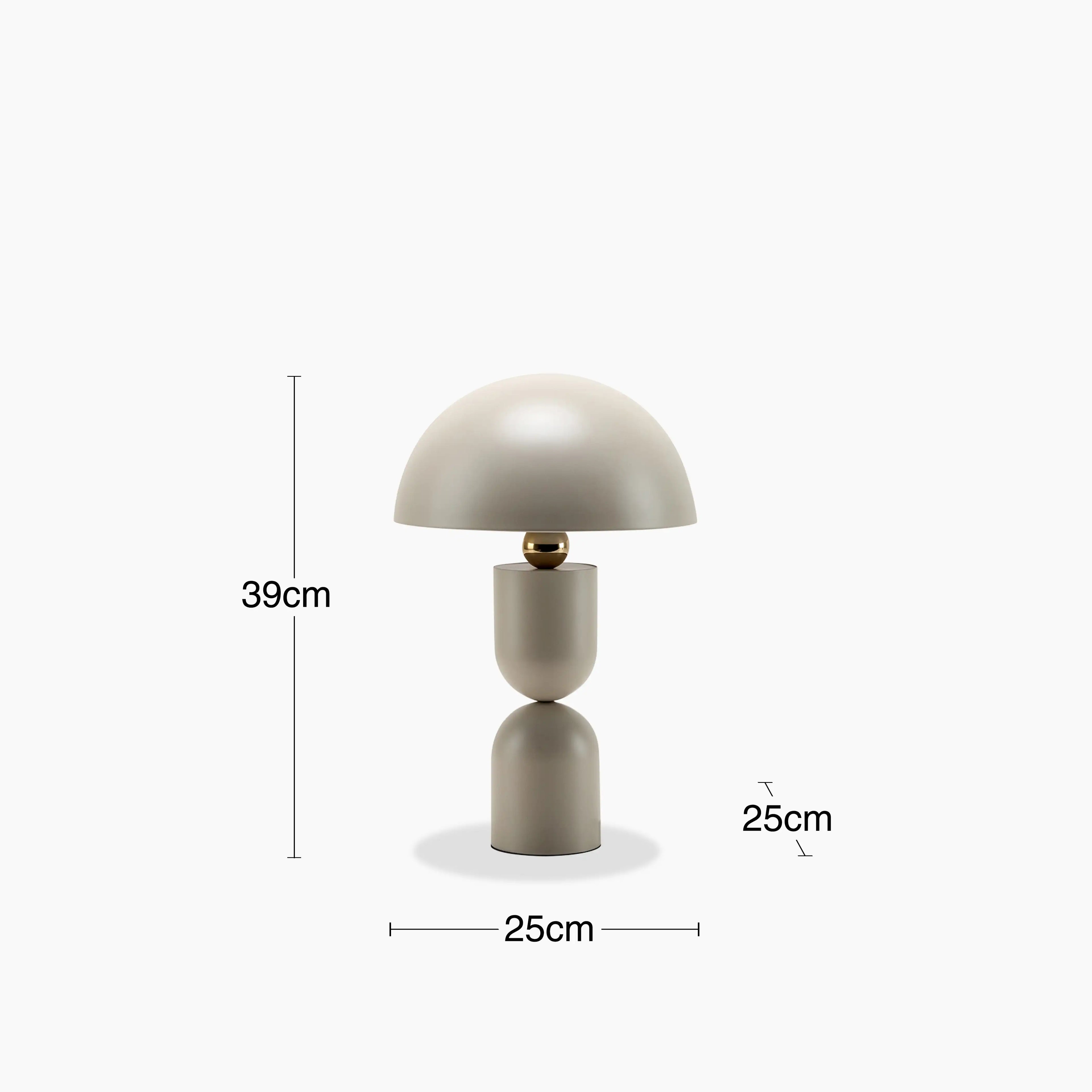 houseof Mushroom Table Lamp | Sand