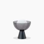 houseof Bowl Cordless Table Lamp | Charcoal