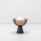 houseof Bowl Cordless Table Lamp | Charcoal