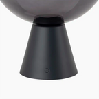 houseof Bowl Cordless Table Lamp | Charcoal