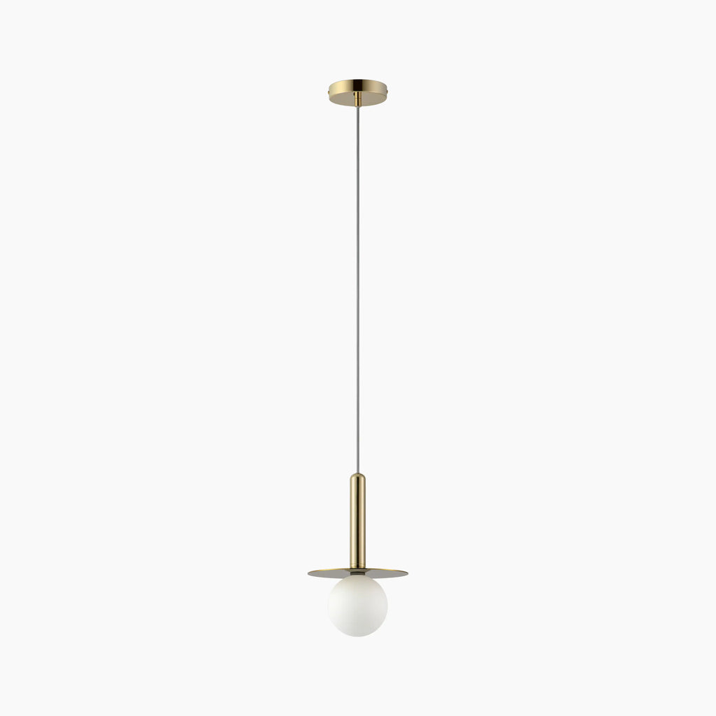 houseof Plate Pendant Light | Brass