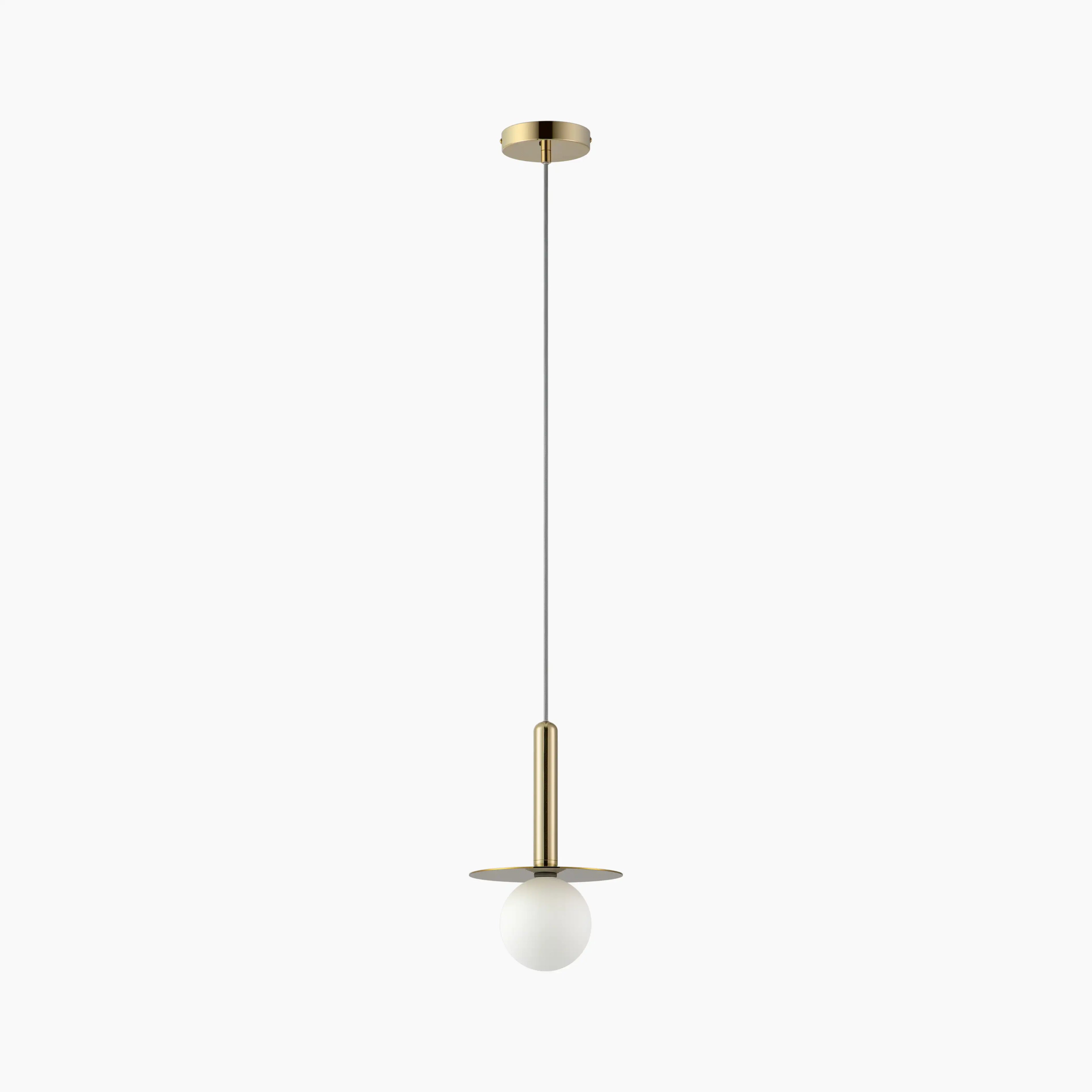 houseof Plate Pendant Light | Brass