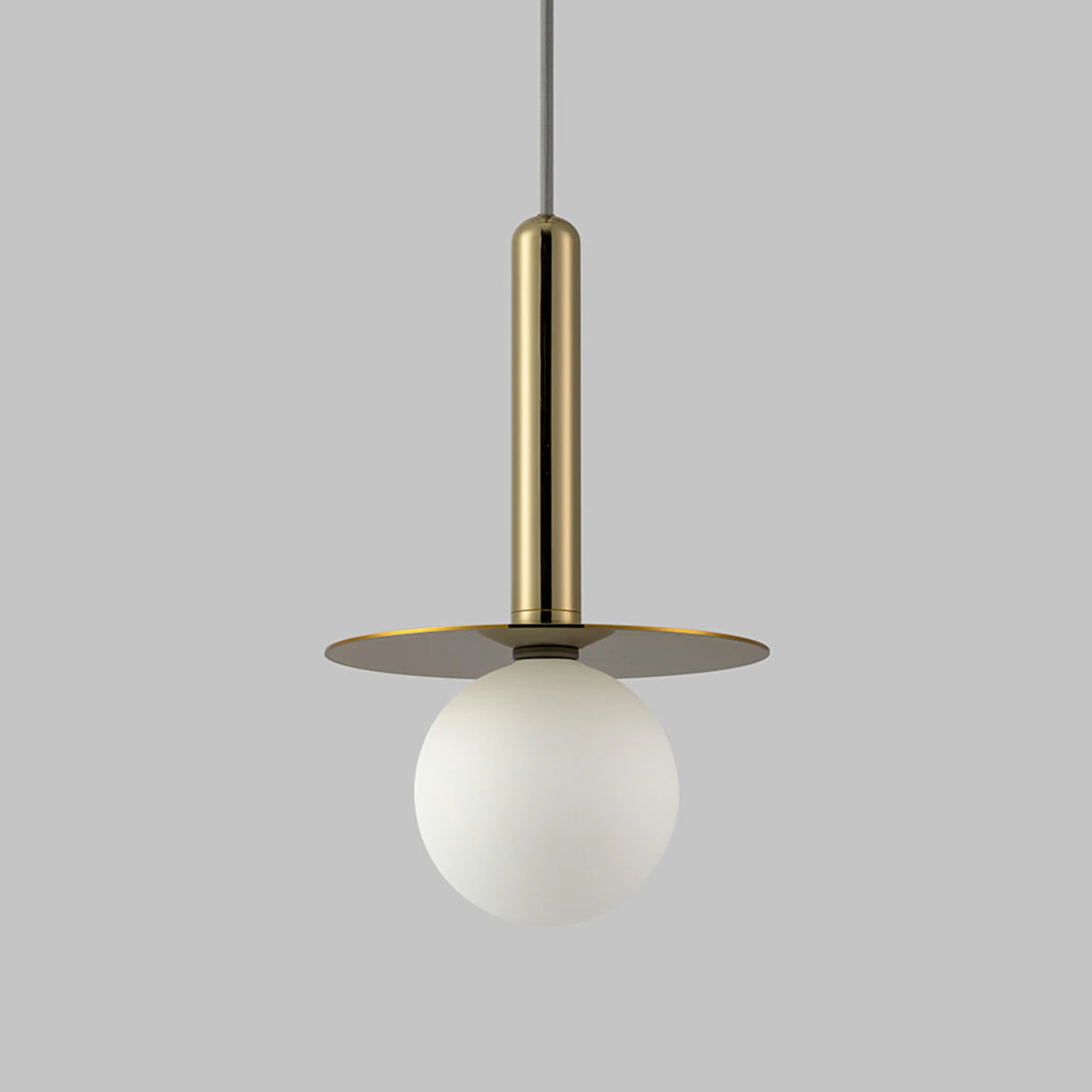 houseof Plate Pendant Light | Brass