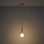 houseof Plate Pendant Light | Brass