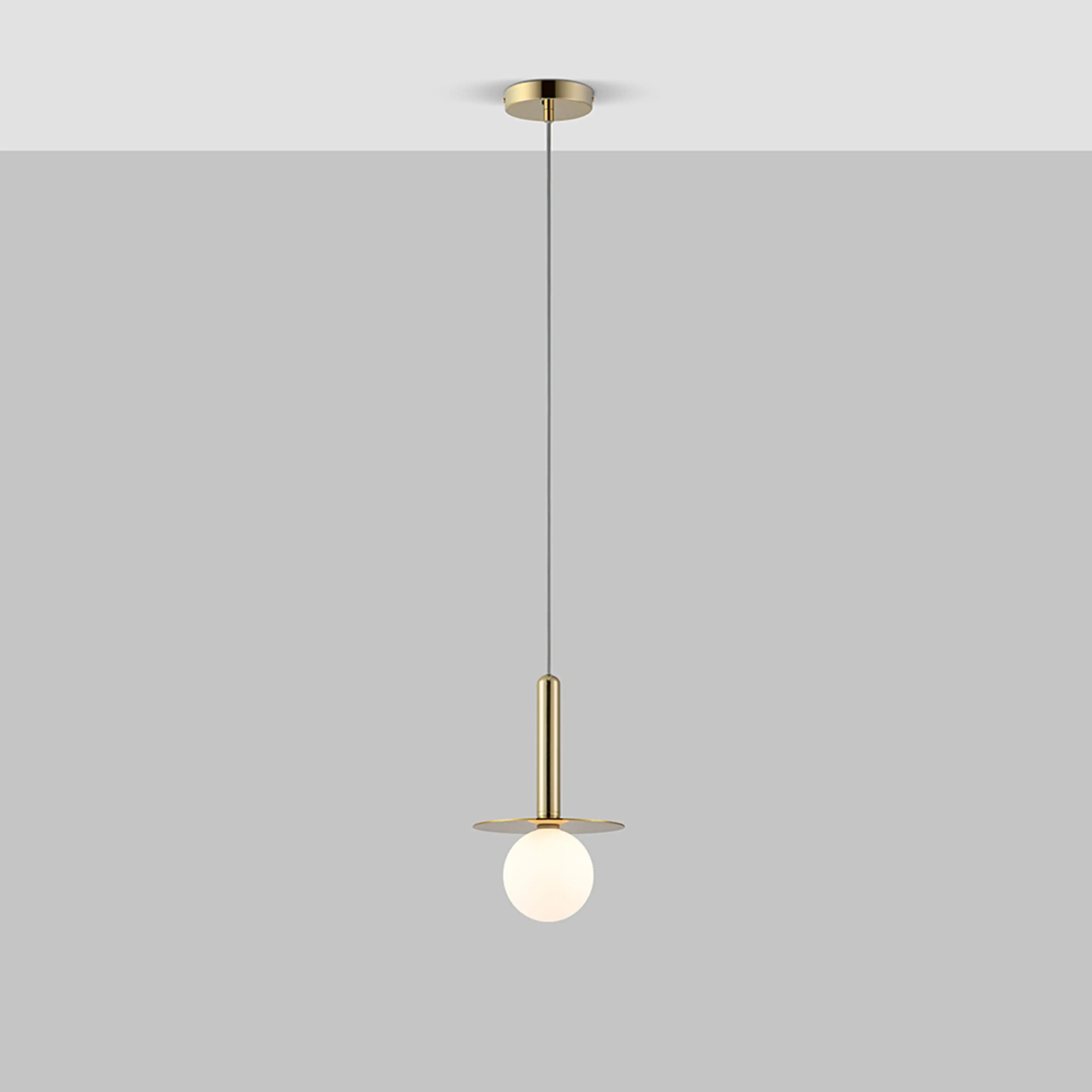 houseof Plate Pendant Light | Brass