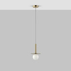 houseof Plate Pendant Light | Brass