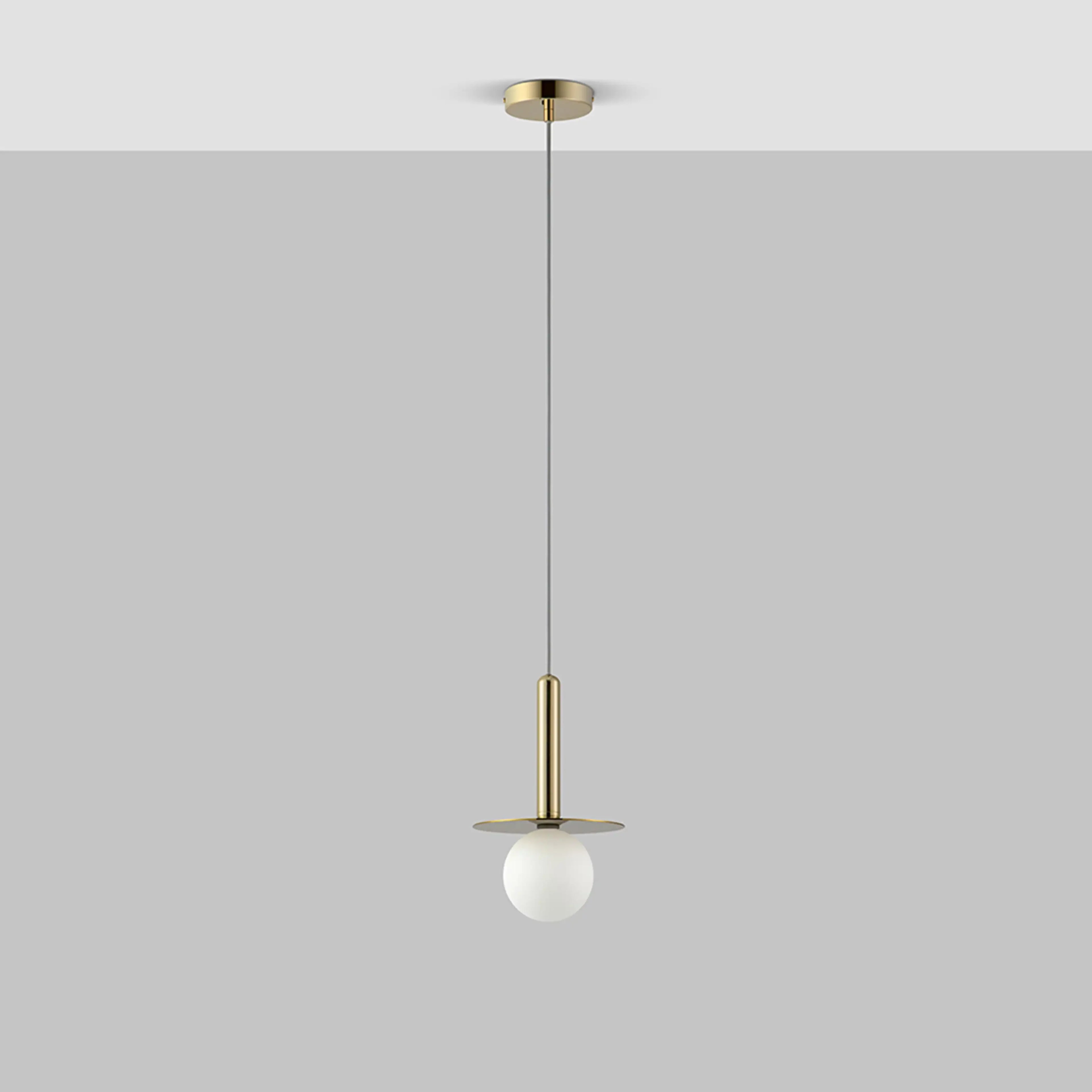 houseof Plate Pendant Light | Brass